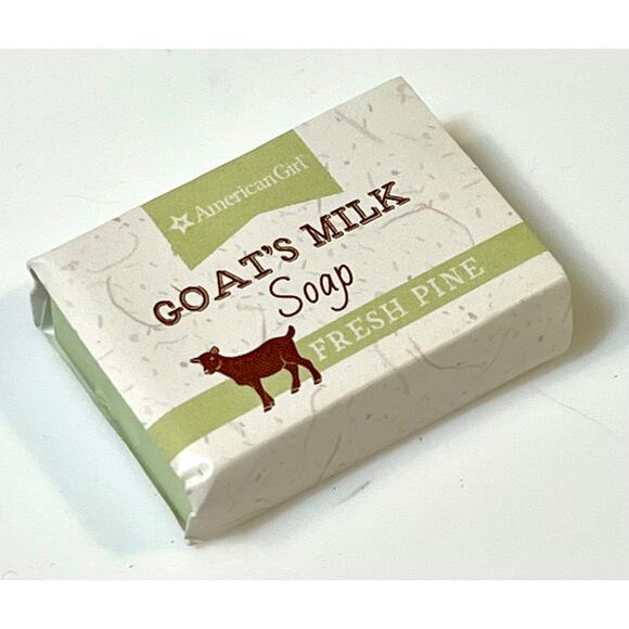 NEW American Girl GOAT’S MILK BAR SOAP Fresh Pine Green Bath Doll Toy Accessory - Picture 4 of 4